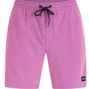HURLEY MENS PHANTOM ZUMA II VOLLEY Shorts Violet 7" inseam Medium NEW no tags